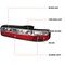 Spec-D Tuning 89-94 Nissan 240Sx S13 Coupe LED Tail Lights LT-S13892RCLED-TM - alternate 6